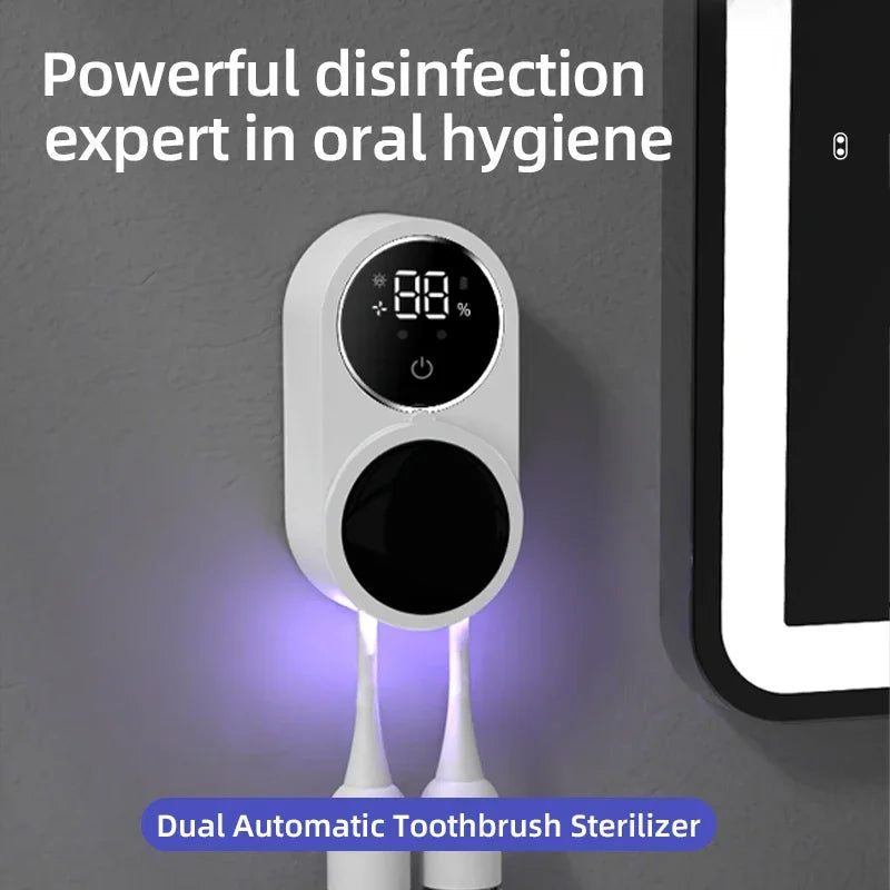 Holder Tooth Brush Sanitizer Uv Toothbrush Sanitizer Toothpaste Accessories Portable Toothbrush Sterilizer Portable Disinfectant